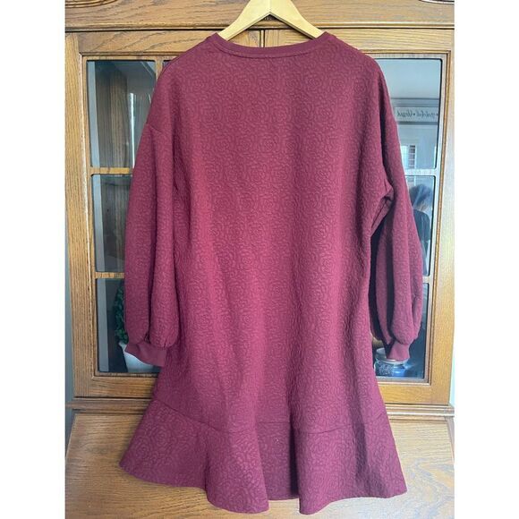 Anthropologie - Mare Mare Wine Tunic Dress - Picture 5 of 7